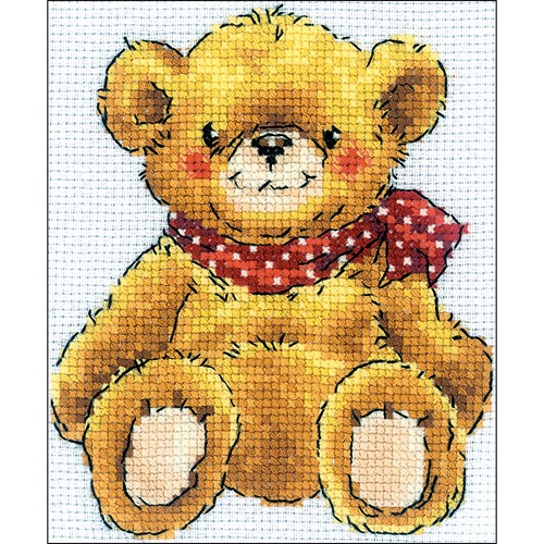 click here to view larger image of Teddy-Bear (counted cross stitch kit)