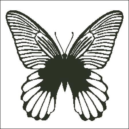 click here to view larger image of Butterfly Silhouette 1 (chart)