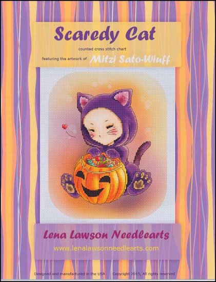 click here to view larger image of Scaredy Cat - (Mitzi Sato-Wiuff) (chart)