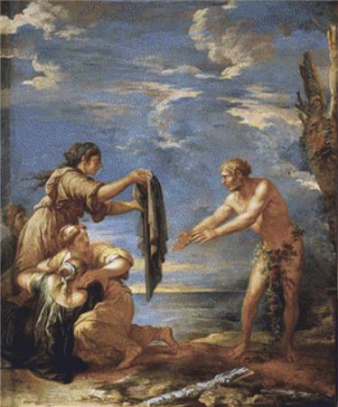 Odysseus and Nausicaa
