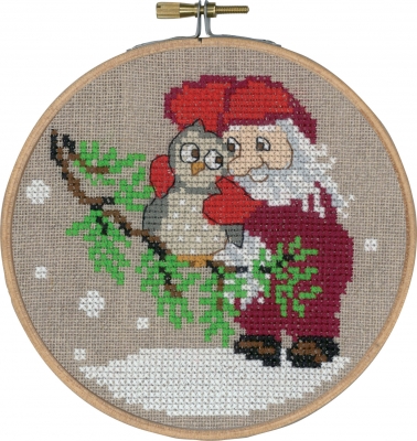 Elf and Owl With Hoop