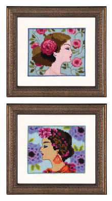 click here to view larger image of Bella Rose and Bella Hydrangea - Bella Portraits (chart)