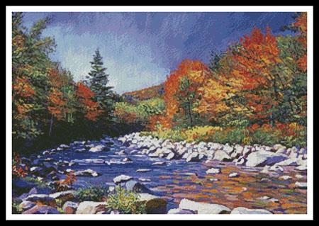 River Of Autumn Colors  (David Lloyd Glover)