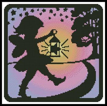 Fairy Silhouette Square 2  (Joni Prittie)
