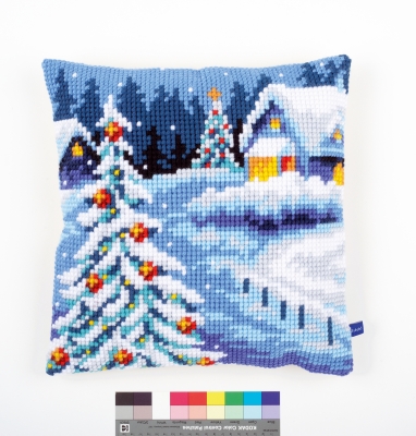 Wintery Scenery Cushion