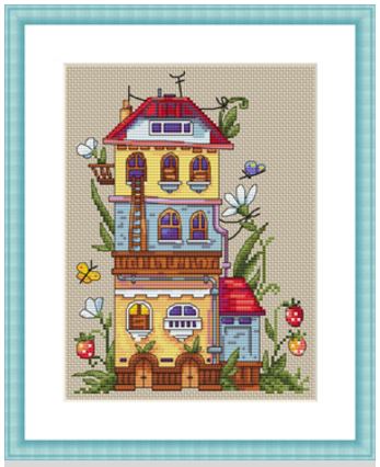 click here to view larger image of Summer House (counted cross stitch kit)