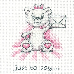 Just To Say (Pink) - Justin Bear Cards (Set of 3)
