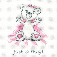 Just A Hug (Pink) - Justin Bear Cards (Set of 3)