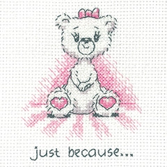 Just Because (Pink) - Justin Bear Cards (Set of 3)