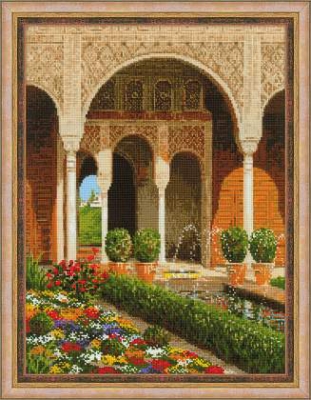 click here to view larger image of Palace Garden, The (counted cross stitch kit)
