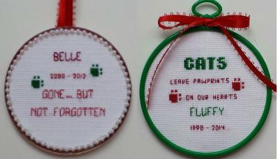 click here to view larger image of Pet Memorial Ornaments II (chart)
