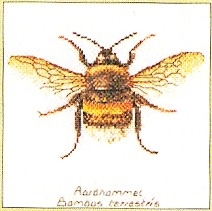 click here to view larger image of Bee (Aida) (counted cross stitch kit)