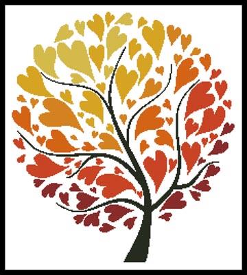 Autumn Tree Of Hearts  (Kudryashka)