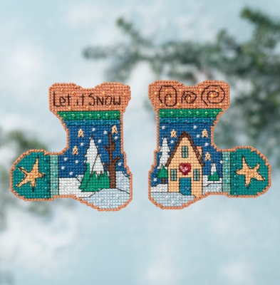 click here to view larger image of Let It Snow - Sticks Kits (counted cross stitch kit)