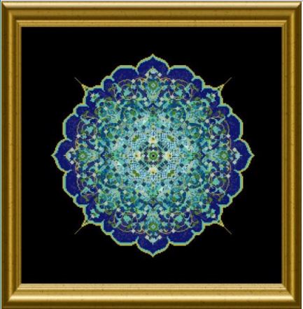 Blue Moroccan Lace Mandala, The 
