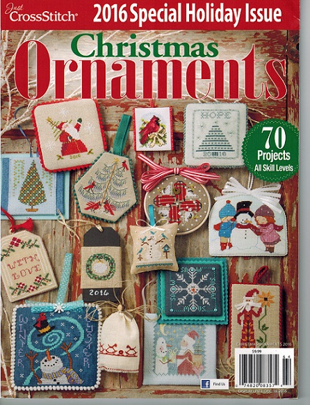 Just Cross stitch - 2016 Christmas Ornaments