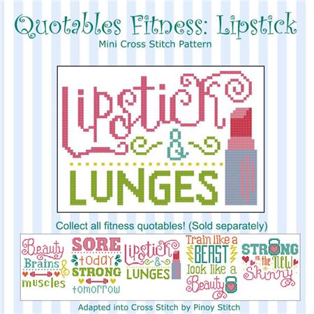 Quotables Fitness - Lipstick