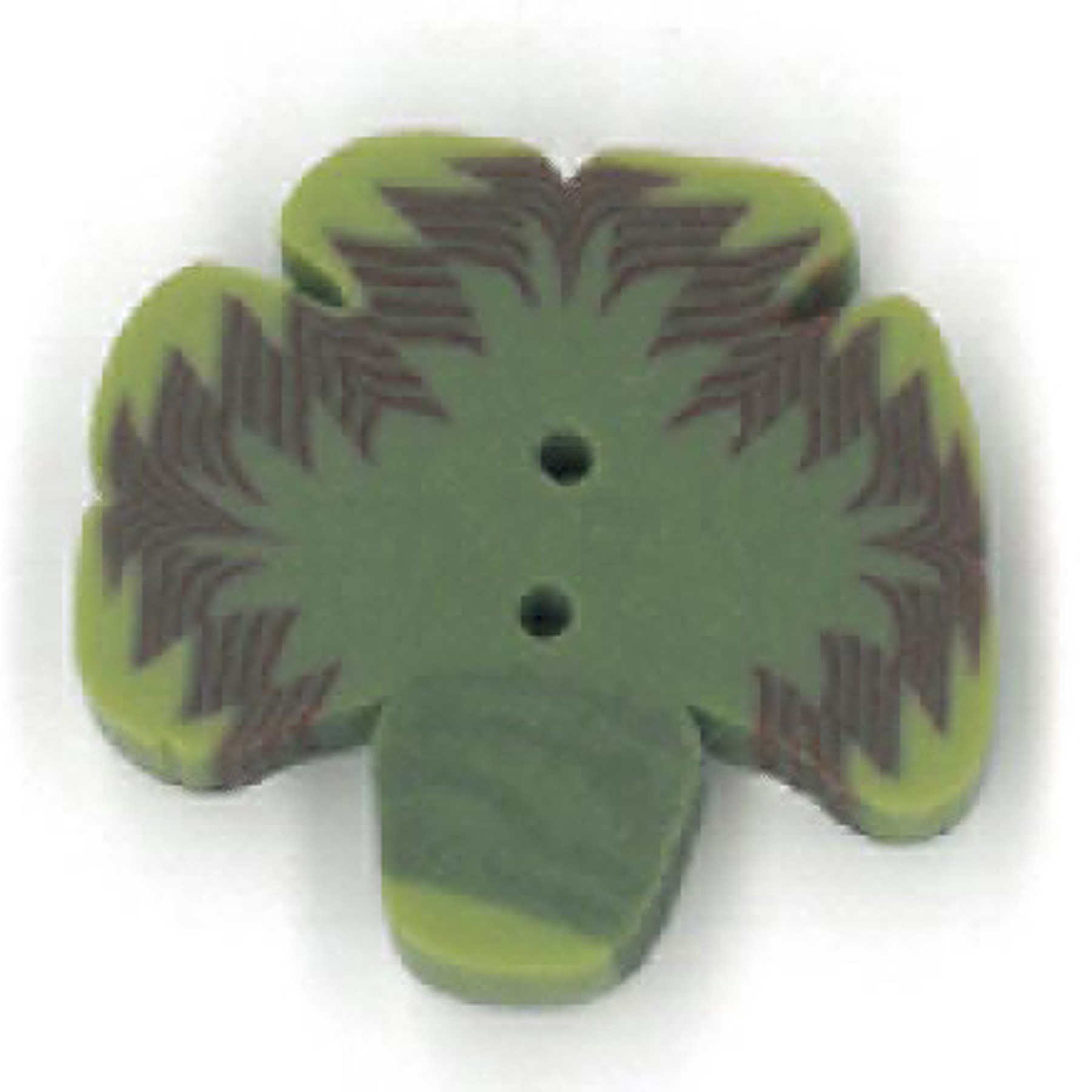 Small Three Leaf Clover Button