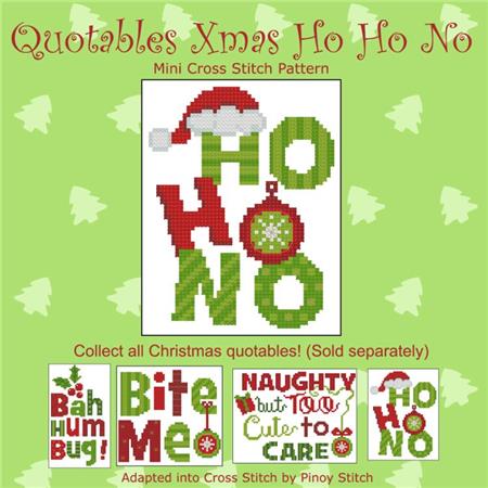 Quotables Christmas - Ho Ho No