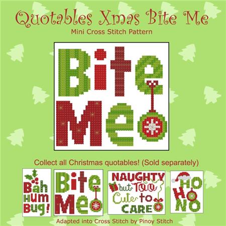 Quotables Christmas - Bite Me