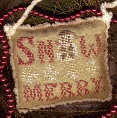 Snow Merry II Snowman Ornament - 2016 Annual Christmas Ornament