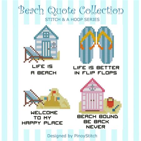 click here to view larger image of Beach Quotes Collection (chart)