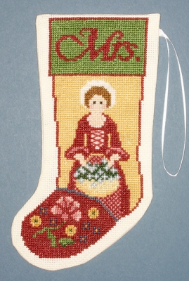 Mrs Colonial Stocking Ornament