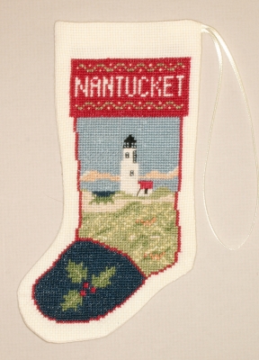 Nantucket Lighthouse Stocking Ornament