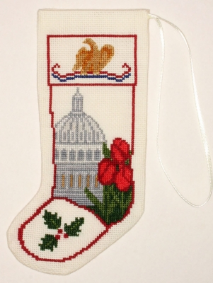 Springtime At The Capitol Stocking Ornament
