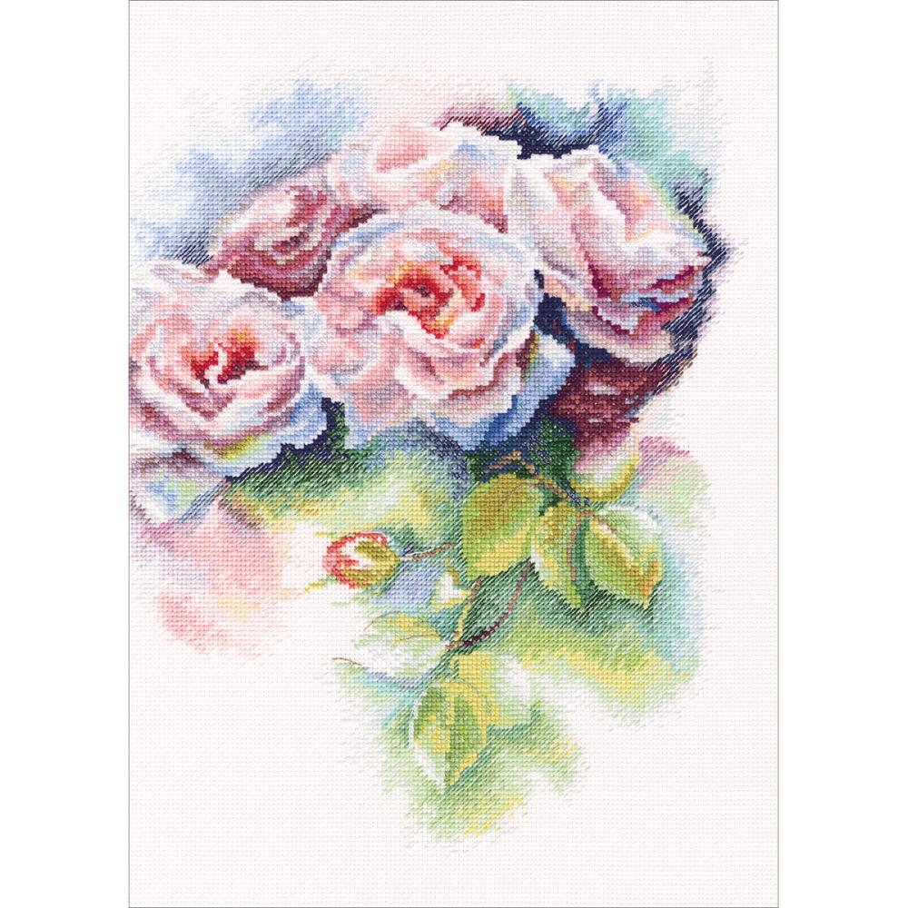 click here to view larger image of Pink Bliss (counted cross stitch kit)