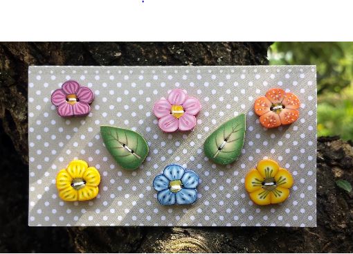 Flowers Buttons