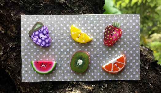 Fruit Buttons