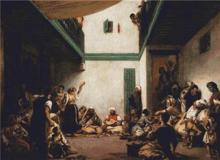 click here to view larger image of Jewish Wedding In Morocco, A  (Eugene Delacroix) (chart)