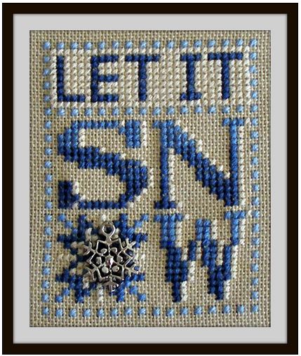 click here to view larger image of Let It Snow - Love Bits (chart)