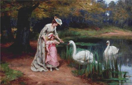 Feeding The Swans