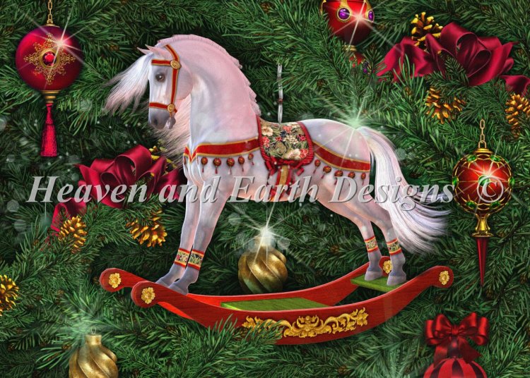 click here to view larger image of Christmas Rocking Horse (chart)