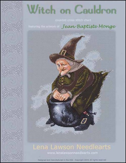 Witch On Cauldron - (Jean-Baptiste Monge)