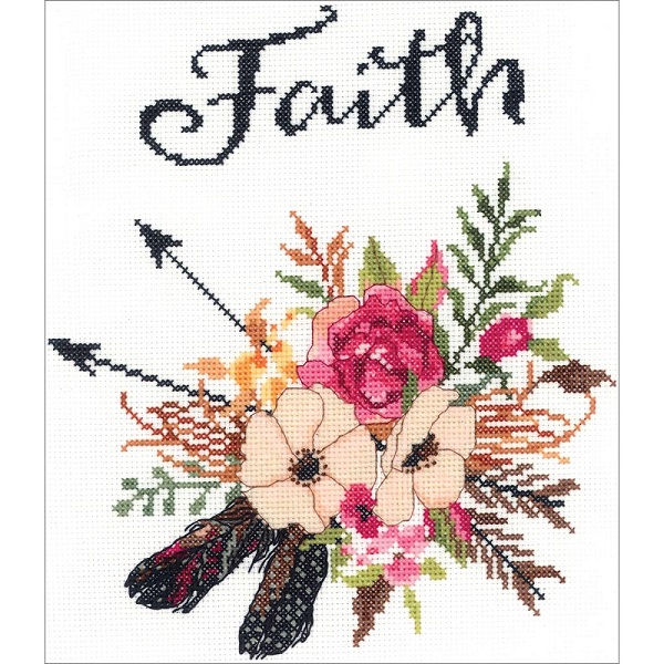 Watercolor Flowers Faith