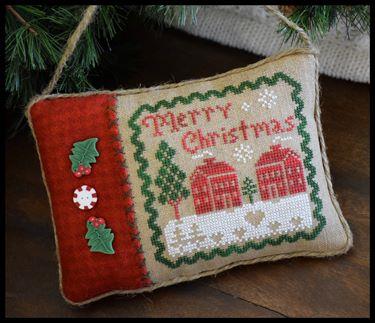 click here to view larger image of Merry Christmas Pillow (chart)