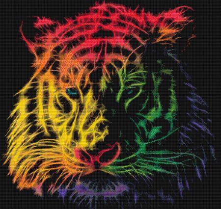 Fractalius Rainbow Tiger