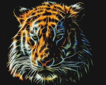 click here to view larger image of Fractalius Tiger Head (chart)