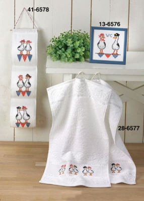 Crazy Seagulls Towels (2 towels)