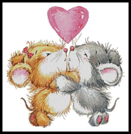 click here to view larger image of Valentine Mice  (Lena Faenkova) (chart)