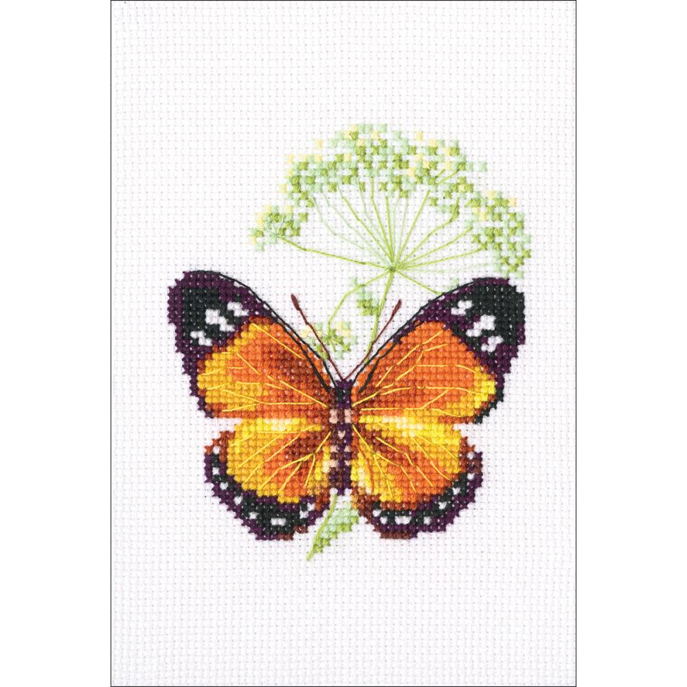 click here to view larger image of Caraway and Butterfly (counted cross stitch kit)
