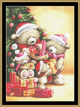 Bear Family Christmas - Ron Manning