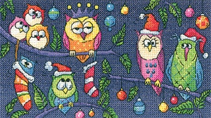 Christmas Owls - Birds Of A Feather (27ct Kit)