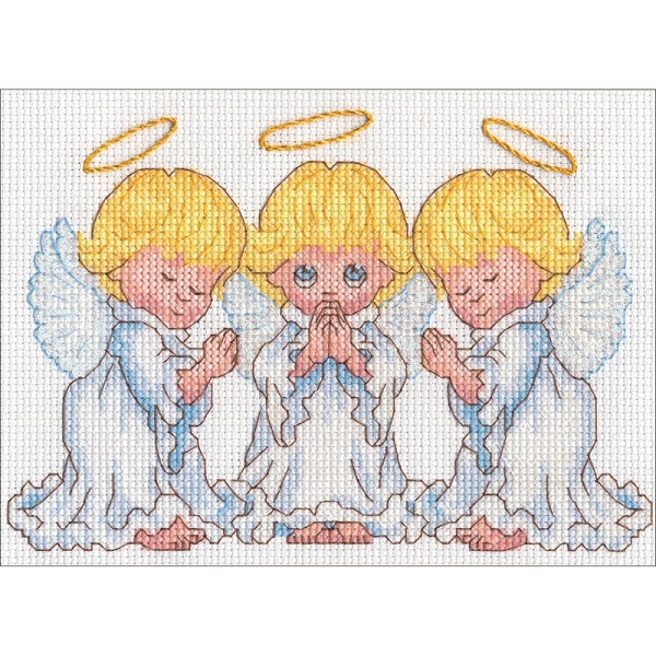 click here to view larger image of Little Angels (counted cross stitch kit)