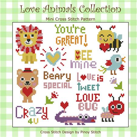 click here to view larger image of Love Animals Cross Stitch Collection (chart)