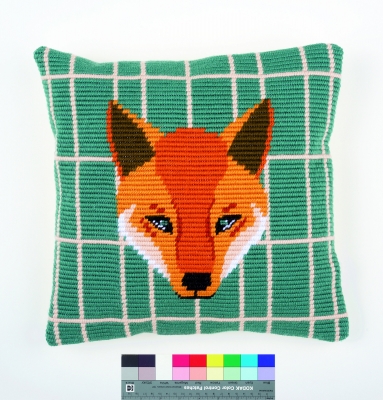 click here to view larger image of Gunther (Fox) Cushion (needlepoint)