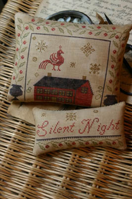 Silent Night Pinkeep and Ornament